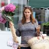 Jennifer Garner va faire des courses au farmers market à Brentwood, le 26 août 2012