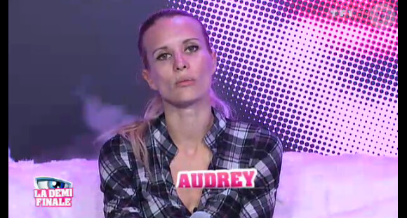 Audrey dans la quotidienne de Secret Story 6 le lundi 27 août 2012 sur TF1