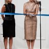 La princesse Victoria de Suède lors de l'inauguration de la Mercedes Benz Fashion Week de Stockholm le 27 août 2012.