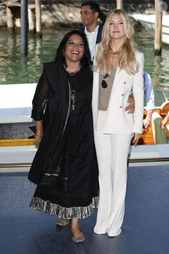 Mira Nair et Kate Hudson lors du photocall du film qui fait l'ouverture de la Mostra de Venise, The Reluctant Fundamentalist (L'Intégriste malgré lui) le 29 août 2012