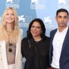 Kate Hudson, Mira Nair et Riz Ahmed lors du photocall du film qui fait l'ouverture de la Mostra de Venise, The Reluctant Fundamentalist (L'Intégriste malgré lui) le 29 août 2012