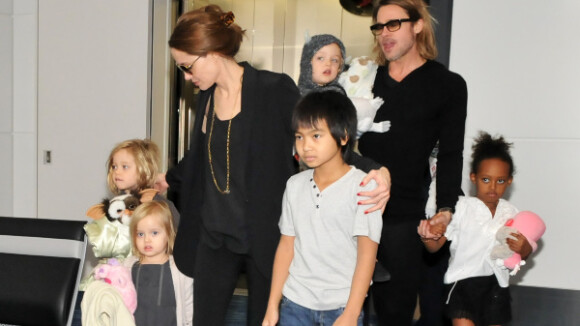 Angelina Jolie et Brad Pitt en famille : Visite française discrète et charmante