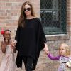 Angelina Jolie et ses enfants le 11 mars 2012 à la Nouvelle-Orléans