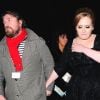 Adele et son compagnon Simon Konecki en décembre 2010 à Londres. Le 29 juin 2012, la chanteuse anglaise a annoncé être enceinte de leur premier enfant.