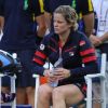 Kim Clijsters a dit au revoir au tennis en perdant son match du second tour de l'US Open face à Laura Robson le 29 août 2012 à New York