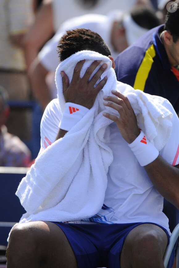 Jo-Wilfried Tsonga s'est incliné au second tour de l'US Open face au modeste Slovaque Martin Klizan le 30 août 2012 à New York