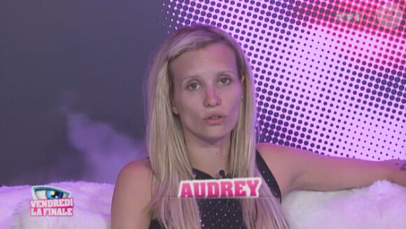 Audrey ne réalise pas qu'elle est finaliste (Secret Story 6 - quotidienne du samedi 1er septembre 2012).