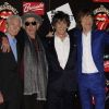 Les Rolling Stones à l'inauguration de leur exposition à la Somerset House, Londres, le 12 juillet 2012.