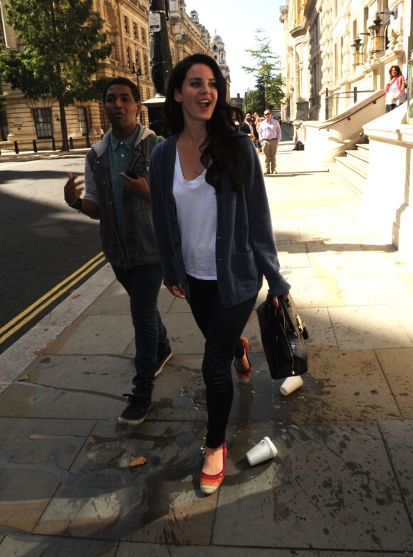 Lana Del Rey sort de son hôtel le 5 septembre 2012 à Londres