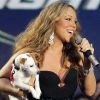 Mariah Carey, sexy pour donner le coup d'envoi de la saison 2012 de football américain. New York, le 5 septembre 2012.