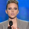 Scarlett Johansson lors de la convention démocrate au Time Warner Cable Arena de Charlotte le 6 septembre 2012