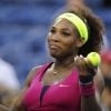 Demi-finale dame de l'US OPen opposant Serena Williams à Sera Errani, à New York, le 7 septembre 2012