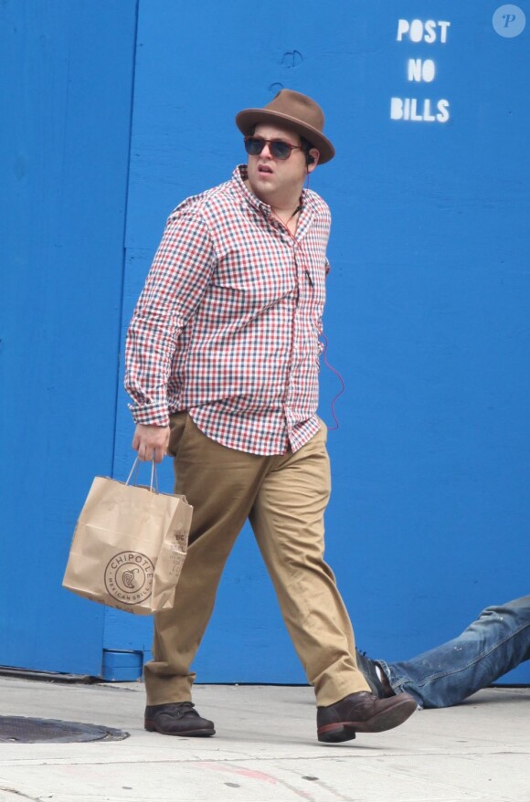 Jonah Hill à New York le 8 septembre 2012