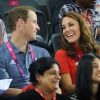 Le prince William et Kate le 30 août 2012 durant les Jeux paralympiques de Londres