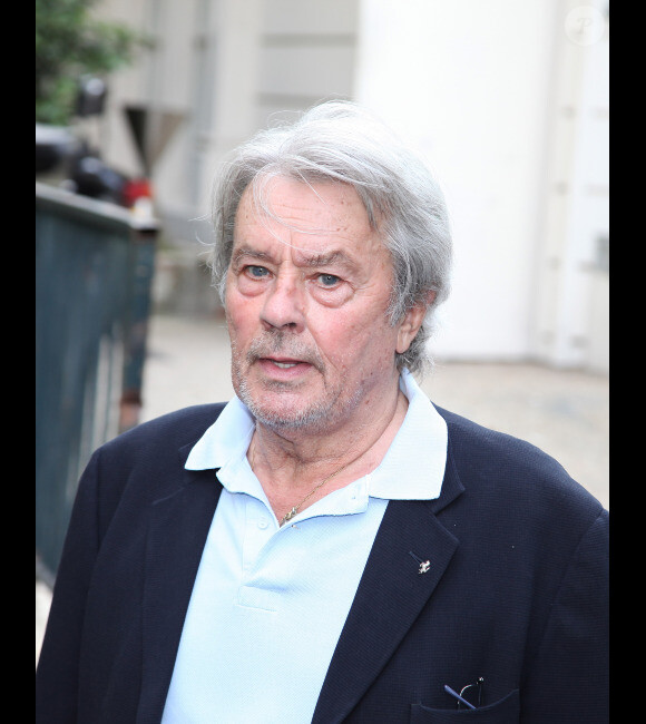 Alain Delon, en août 2012 à Paris.