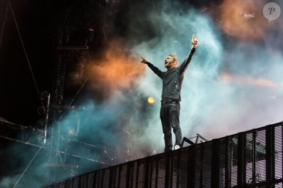 David Guetta au Paléo Festival de Nyon (Suisse), le 22 juillet 2012.