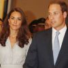 Le prince William et son épouse Kate arrive à Kuala Lumpur le 12 septembre 2012 en Malaisie