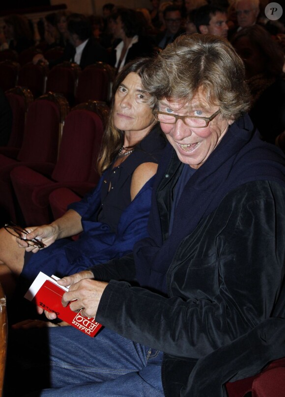 Etienne Chatiliez lors de la représentation de la pièce Comme s'il en pleuvait le 17 septembre 2012 à Paris