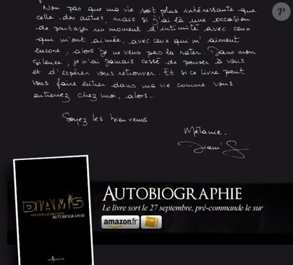 Texte introductif de la future autobiographie de Diam's - Mélanie Georgiades - Partie 4