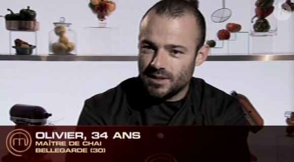 Olivier dans Masterchef 2012 le jeudi 20 septembre 2012 sur TF1