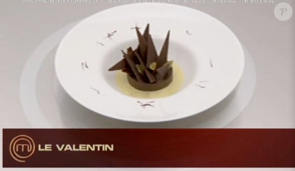 Un délicieux dessert dans Masterchef 2012 le jeudi 20 septembre 2012 sur TF1