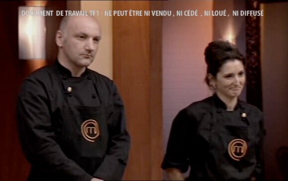 Cédric et Joëlle dans Masterchef 2012 le jeudi 20 septembre 2012 sur TF1