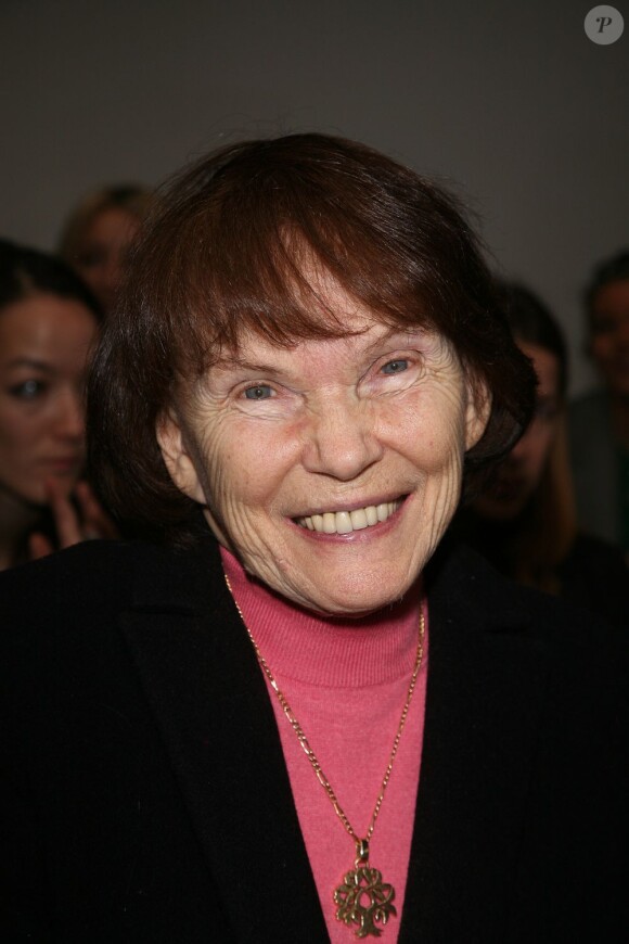 Danielle Mitterrand à Paris, le 29 février 2008.