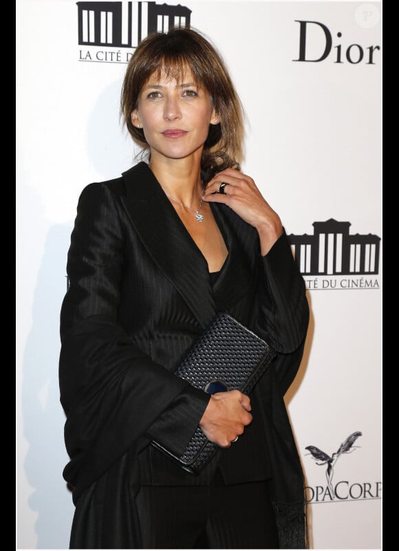 La sublime Sophie Marceau lors de la soirée d'inauguration de la Cite du Cinéma à Saint Denis le 21 septembre 2012