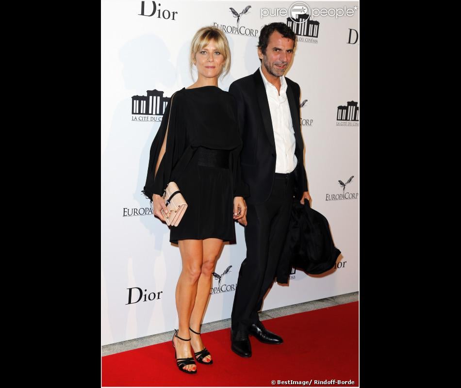 Marina Foïs et son compagnon Eric Lartigau lors de la soirée d'inauguration de la Cite du Cinéma ...