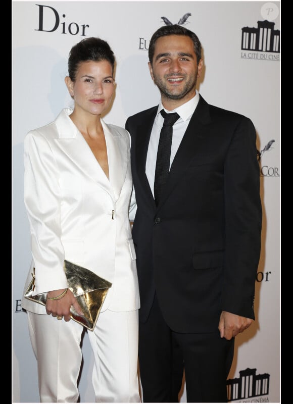 Olivier Nakache et son épouse lors de la soirée d'inauguration de la Cite du Cinéma à Saint Denis le 21 septembre 2012