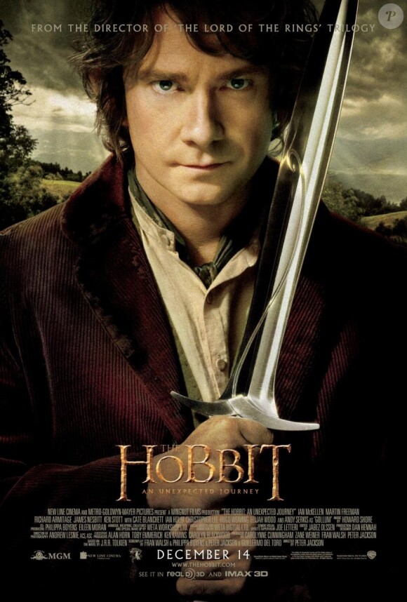 Une nouvelle affiche pour le film Le Hobbit : Un voyage inattendu - septembre 2012.