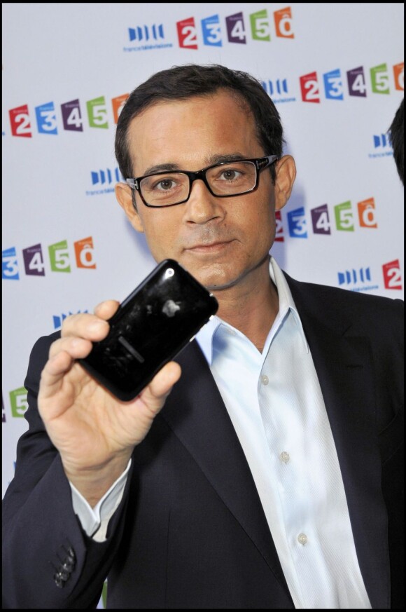 Jean-Luc Delarue lors de la rentrée de France Télévisions en septembre 2010