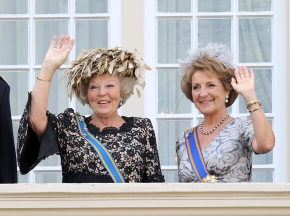 La famille royale des Pays-Bas le 18 septembre 2012 lors du Prinsjesdag, jour annuel d'inauguration solennelle de la nouvelle année parlementaire.