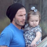 David Beckham : Sa petite Harper aux joues rebondies le fait craquer