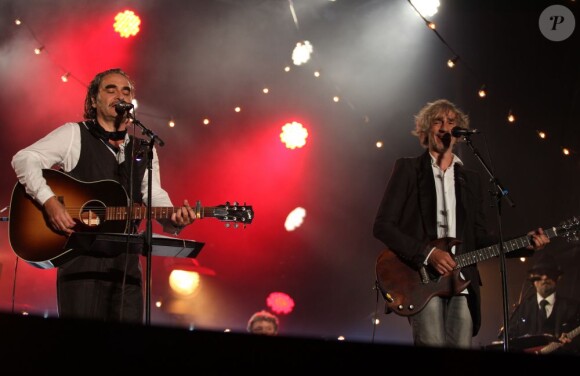 Louis Bertignac et Stephan Eicher en live à Paris, le 25 septembre.