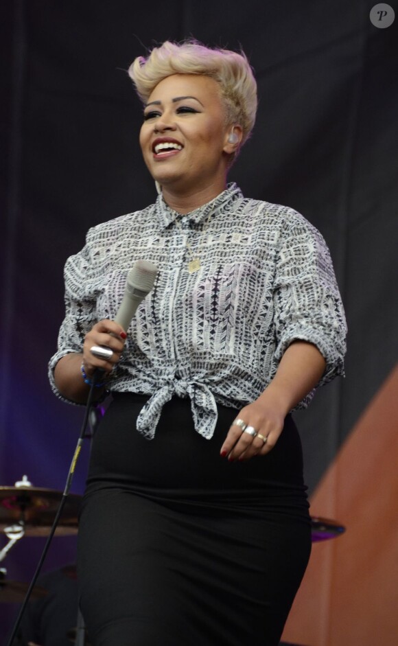 Emeli Sandé en concert à Hyde Park, Londres, le 8 septembre 2012.