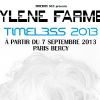 Mylène Farmer sera en tournée, intitulée Timeless, à partir du 7 septembre 2013.