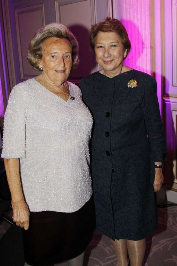 Bernadette Chirac et Françoise Dumas à Pris le 4 septembre 2012
