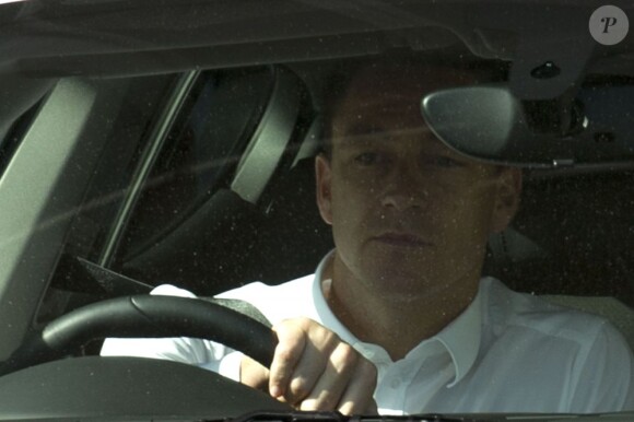 John Terry quitte les locaux de la Fédération Anglaise à Wembley à Londres le 27 septembre 2012