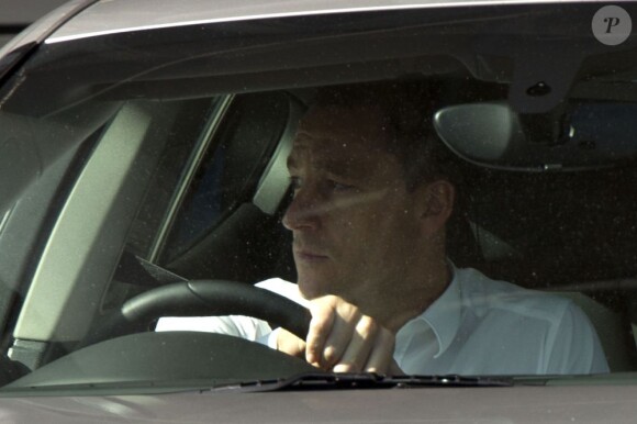 John Terry quitte les locaux de la Fédération Anglaise à Wembley à Londres le 27 septembre 2012