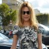 Marie-Josée Croze arrive à l'Hôtel National des Invalides pour assister au défilé prêt-à-porter Christian Dior printemps-été 2013. Paris, le 28 septembre 2012.
