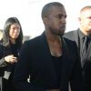 Kanye West arrive à l'Hôtel National des Invalides pour assister au défilé prêt-à-porter Christian Dior printemps-été 2013. Paris, le 28 septembre 2012.