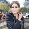 Olivia Palermo arrive à l'Hôtel National des Invalides pour assister au défilé prêt-à-porter Christian Dior printemps-été 2013. Paris, le 28 septembre 2012.
