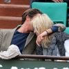 Vincent Cerutti et Lavinia, tellement complices, à Roland-Garros, en juin 2012.