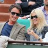 Vincent Cerutti et Lavinia, fous amoureux, à Roland-Garros, en juin 2012.