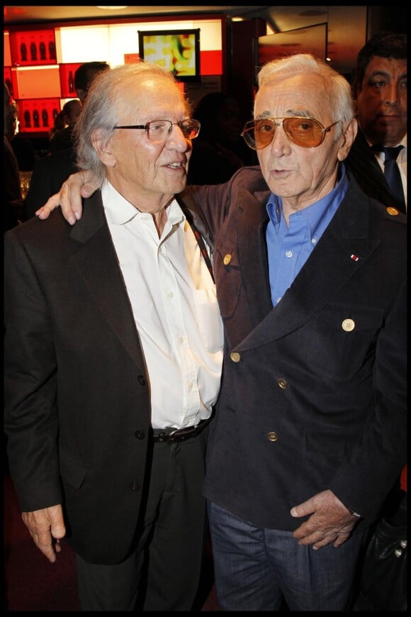 Fred Mella avec Charles Aznavour