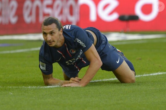Zlatan Ibrahimovic Zlatan Ibrahimovic lors du match face à Sochaux au Parc des Princes à Paris le 29 septembre 2012