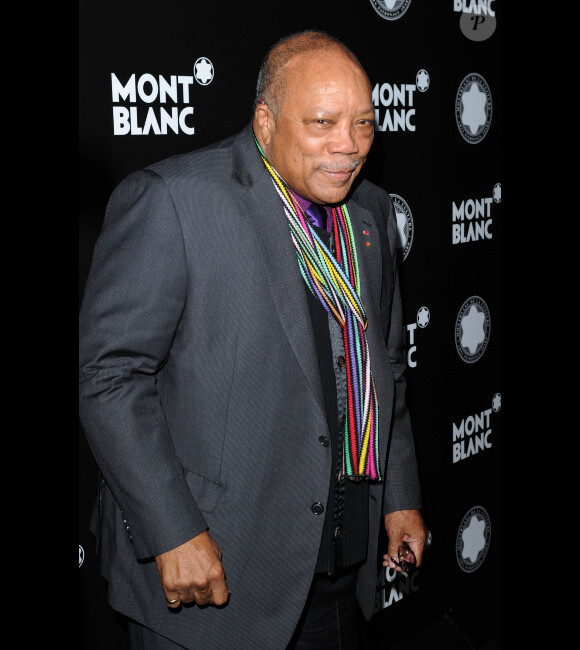 Quincy Jones lors de la cérémonie de parrainage des arts organisée par la marque Montblanc au Château Marmont a Los Angeles, le 2 octobre 2012.