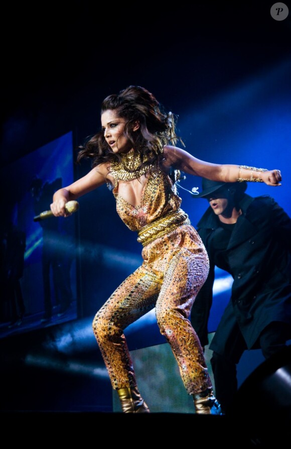 Cheryl Cole lors de son concert à Belfast le 3 octobre 2012, première date de sa tournée A Million Lights.