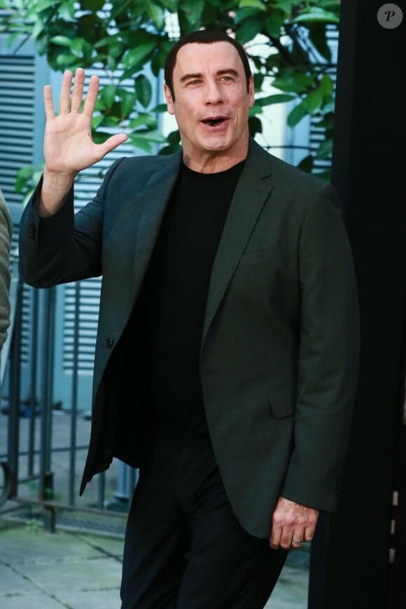 John Travolta à Rome, le 25 septembre 2012.